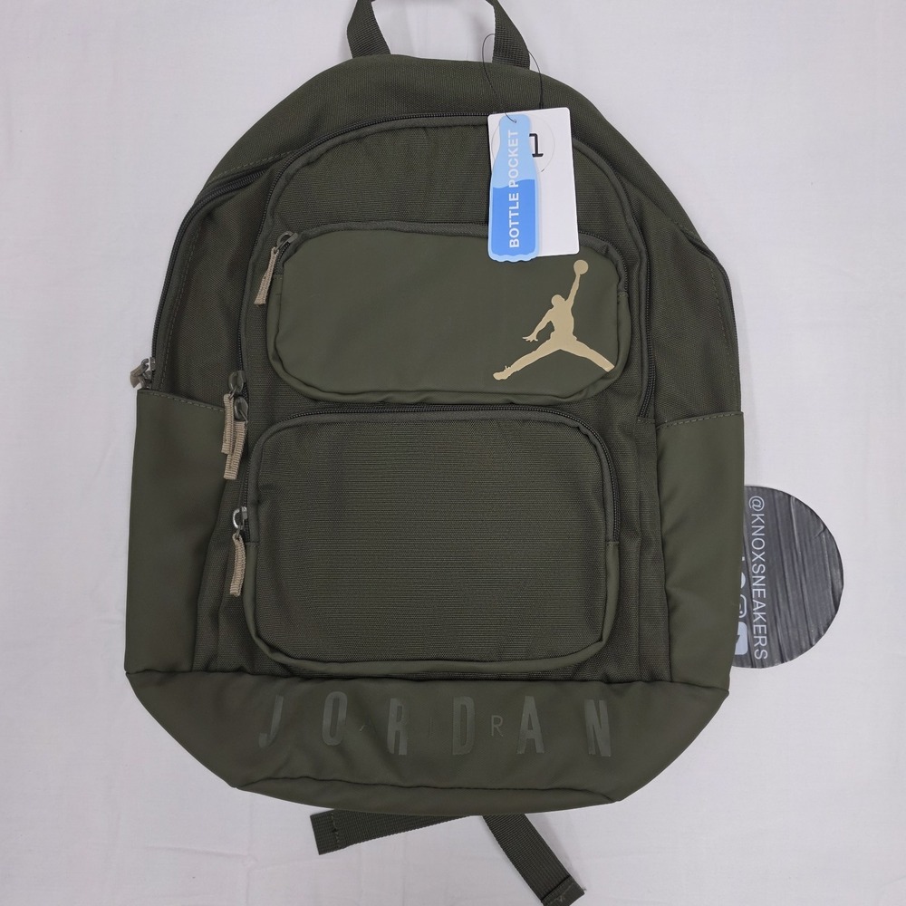 Jordan Essentials 15" Backpack 9A0670-023 Army Green Beige